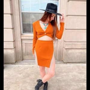 NEW N°1 LOS ANGELES SKIRT AND SHIRT WITH RHINESTONES. BEAUTIFUL OUTFIT ❤️